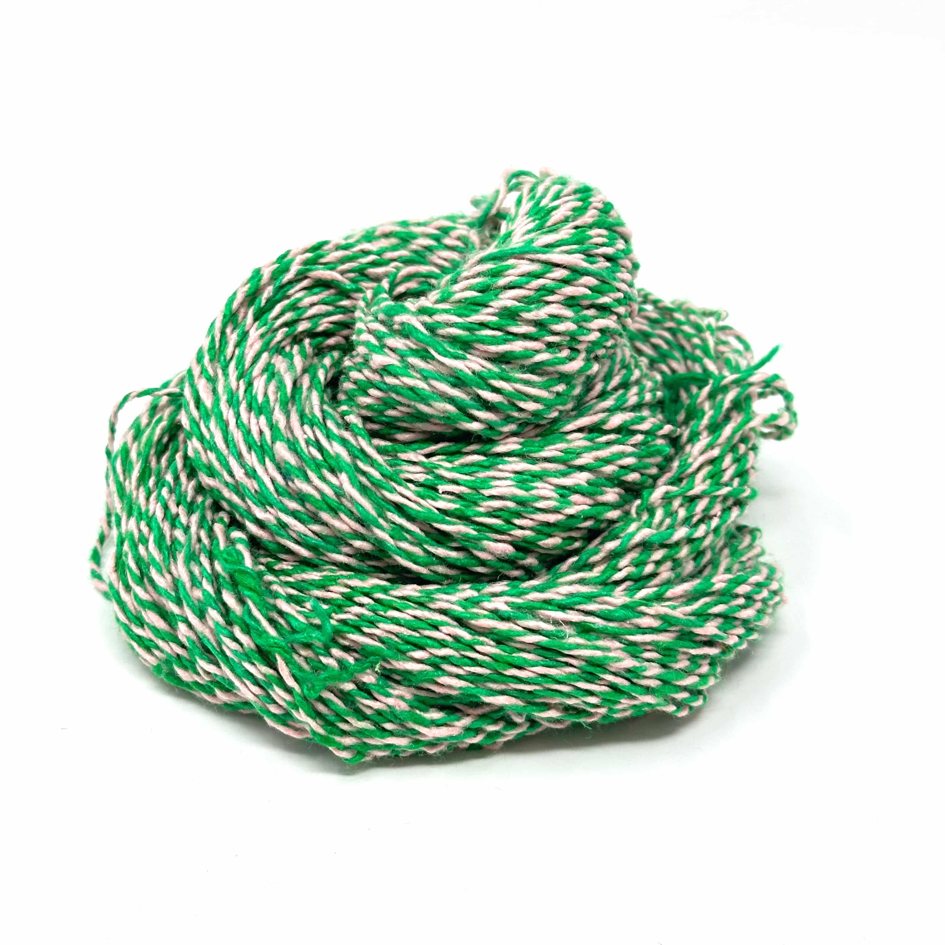 Darn Good Twist Sport Weight Silk Yarn Multi-Colored Artisan Fiber