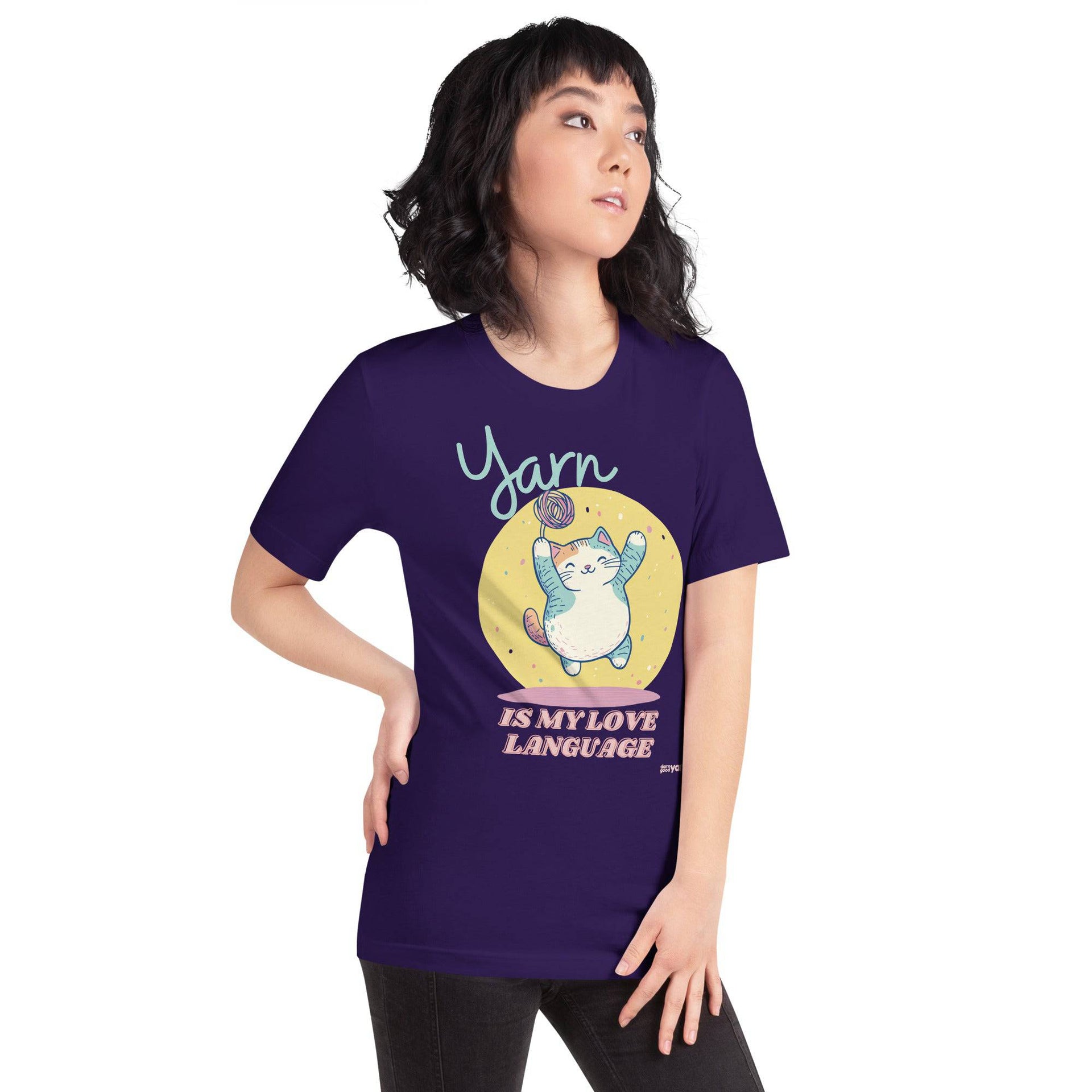 Yarn Is My Love Language Graphic T-Shirt