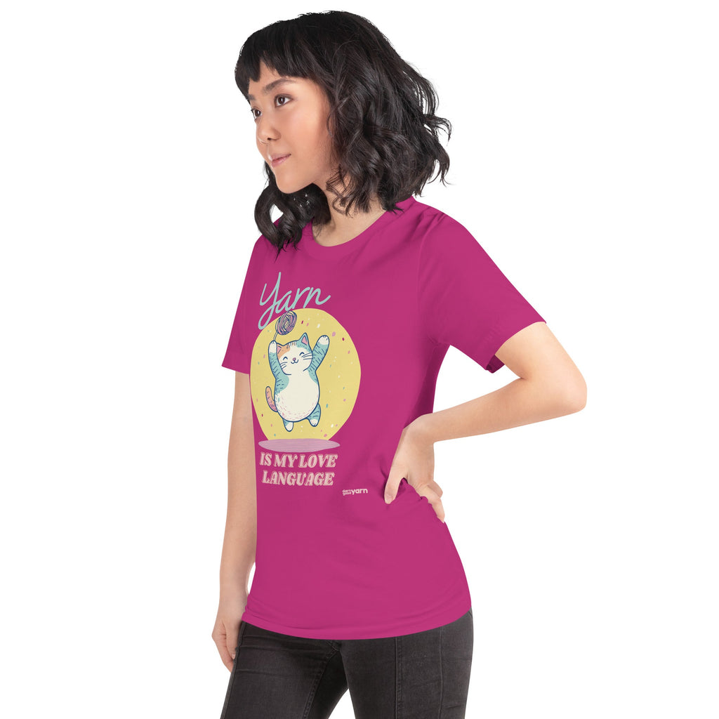 Yarn Is My Love Language Graphic T-Shirt