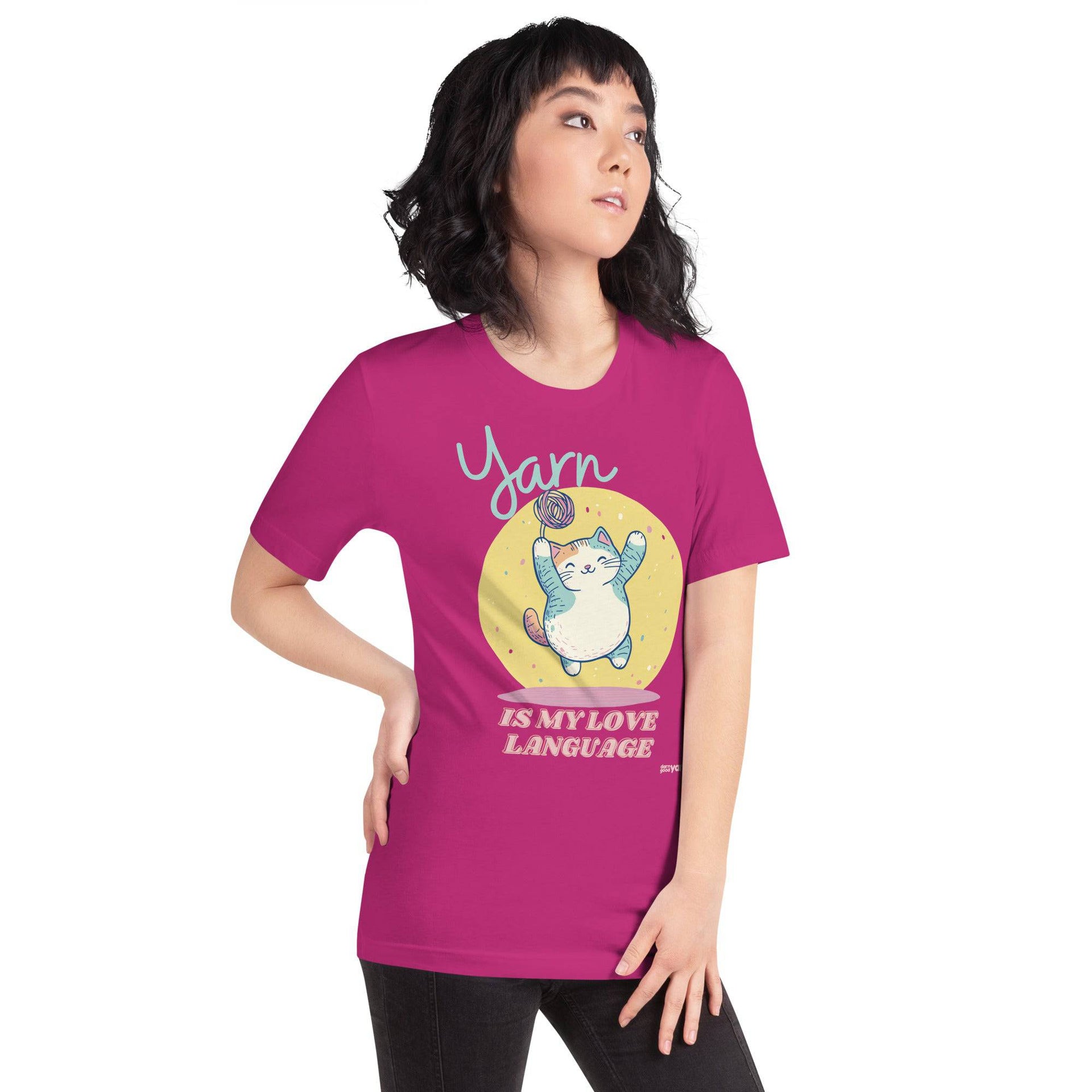 Yarn Is My Love Language Graphic T-Shirt