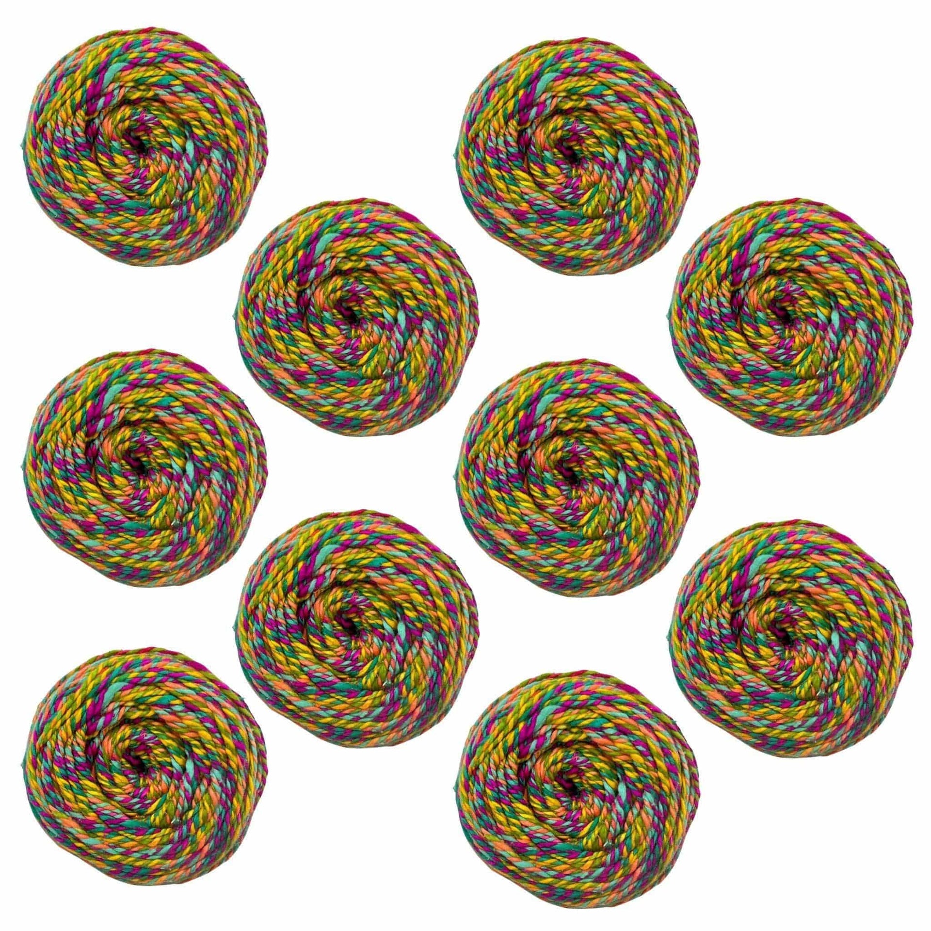 10 Pack Bulk Yarn Bundle – Multicolor Bohemian Craft Supplies