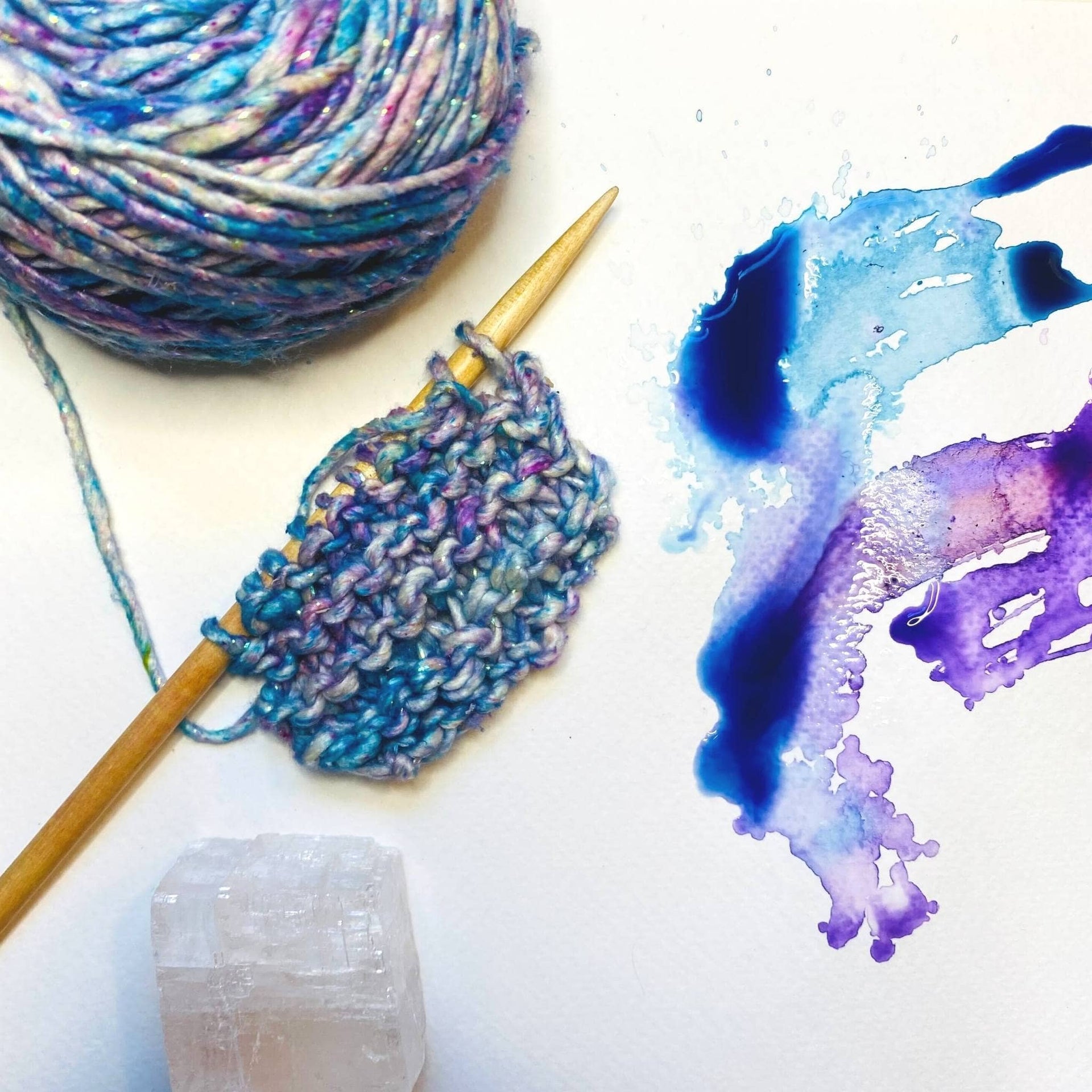 Sparkle Cloud Soft Recycled Silk Worsted Weight Crafting Yarn