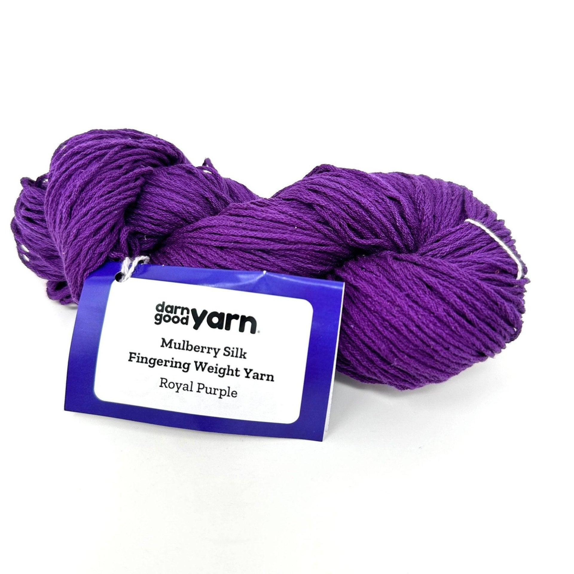 Mulberry Silk Fingering Weight Yarn for Luxury Knitting Projects