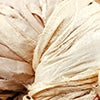 Vintage Ivory Dyable Small Batch Sari Silk Ribbon Yarn