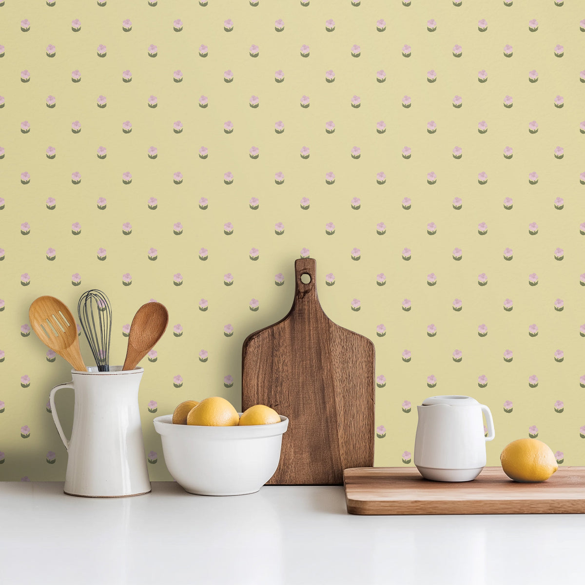 Pansie Wallpaper by The Lil Dills Shop