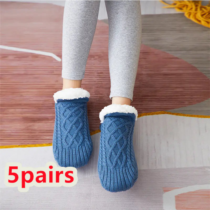 Winter Woolen Socks for Men and Women - Non-slip Warmth