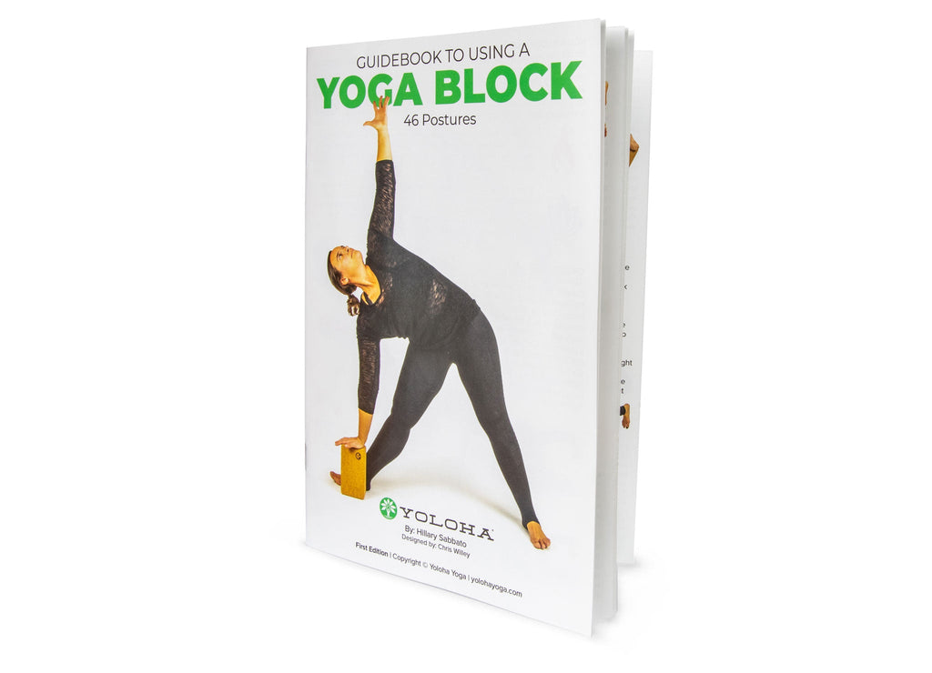 Solid Cork Yoga Block Set for Stability & Support - Minimalist Tan