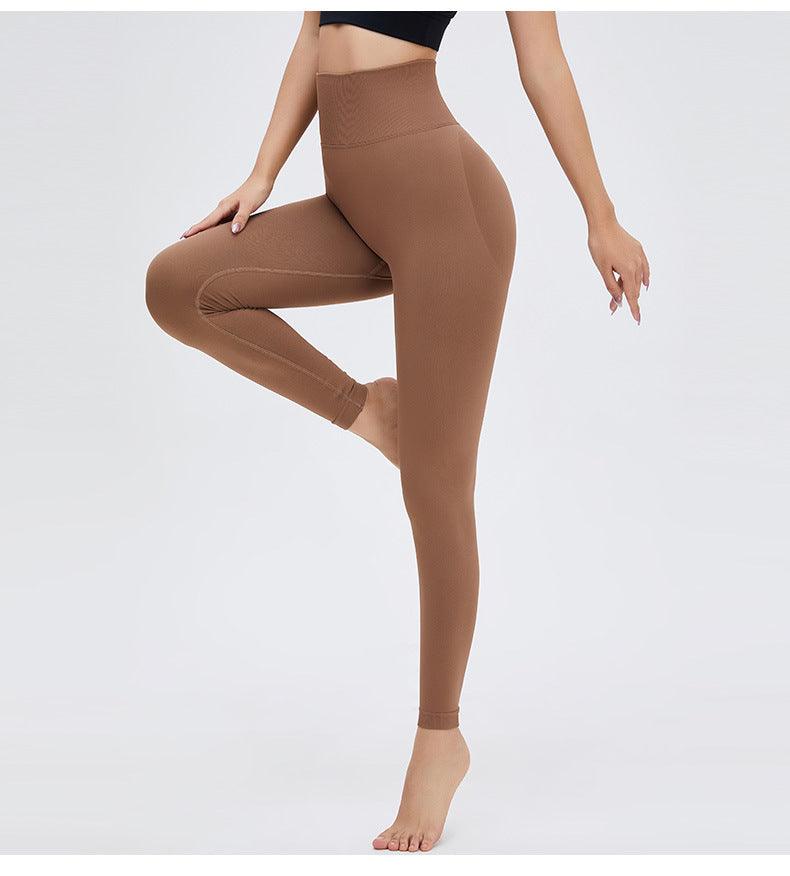 Women's High Waist Seamless Yoga Leggings - Stretchy Gym Pants
