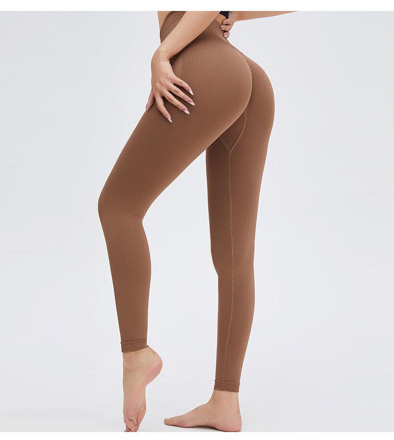 Women's High Waist Seamless Yoga Leggings - Stretchy Gym Pants