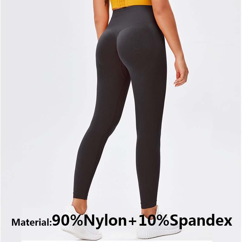Women's High Waist Seamless Yoga Leggings - Stretchy Gym Pants