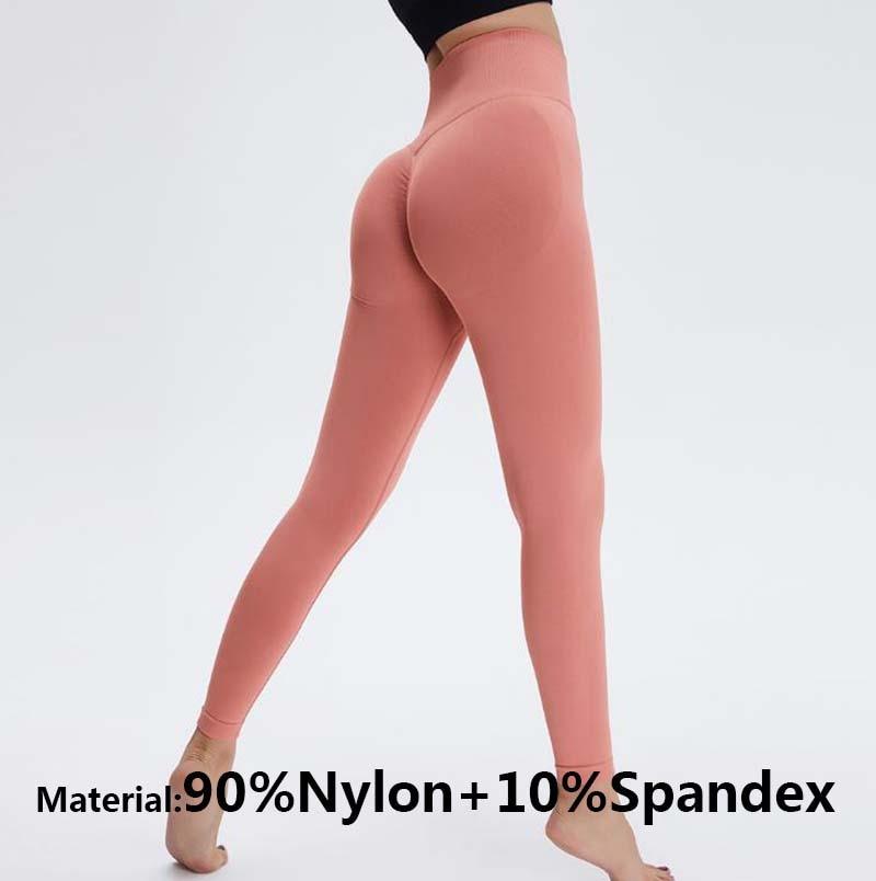 Women's High Waist Seamless Yoga Leggings - Stretchy Gym Pants
