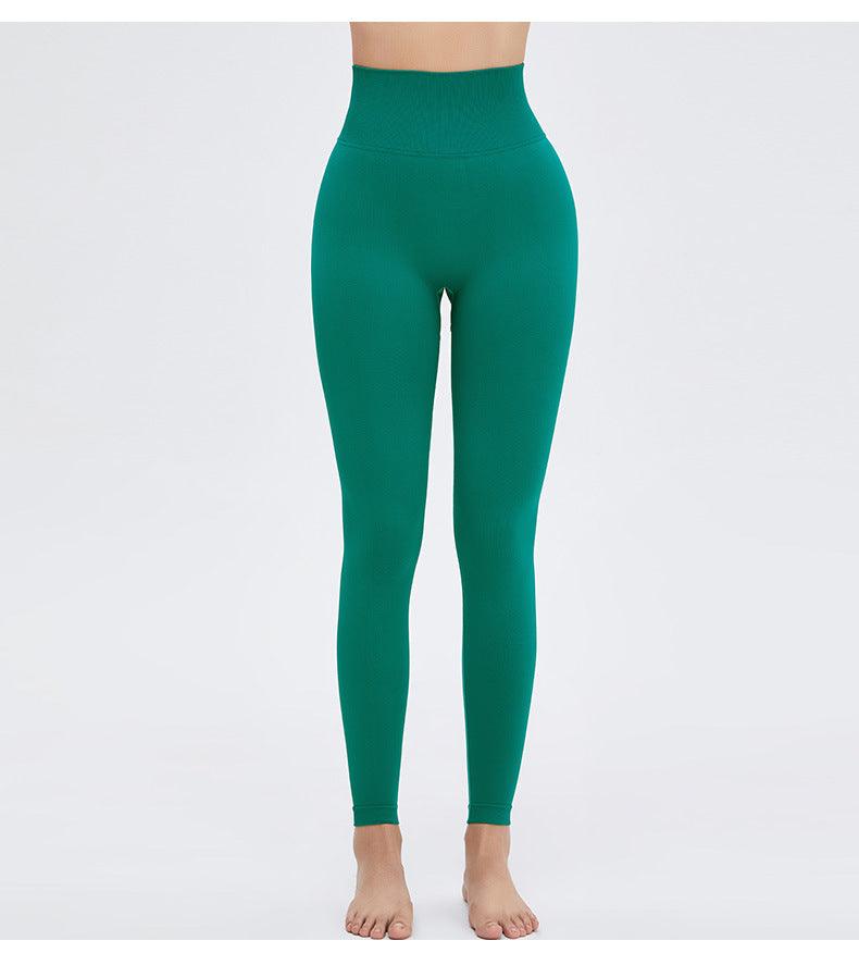 Women's High Waist Seamless Yoga Leggings - Stretchy Gym Pants