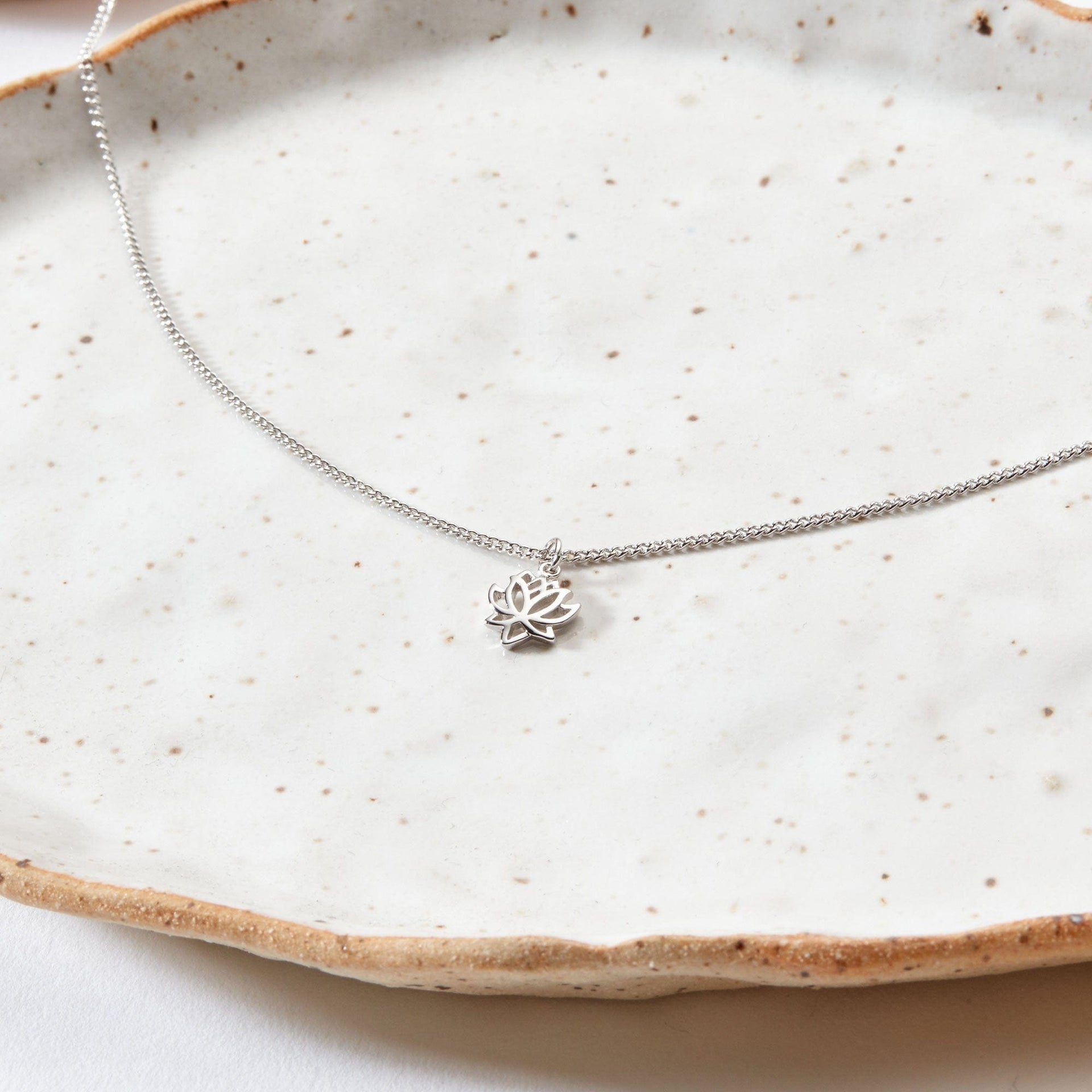 Yoga Teacher Lotus Necklace