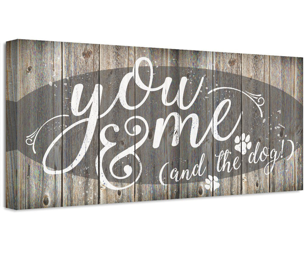 You Me And The Dogs - Canvas