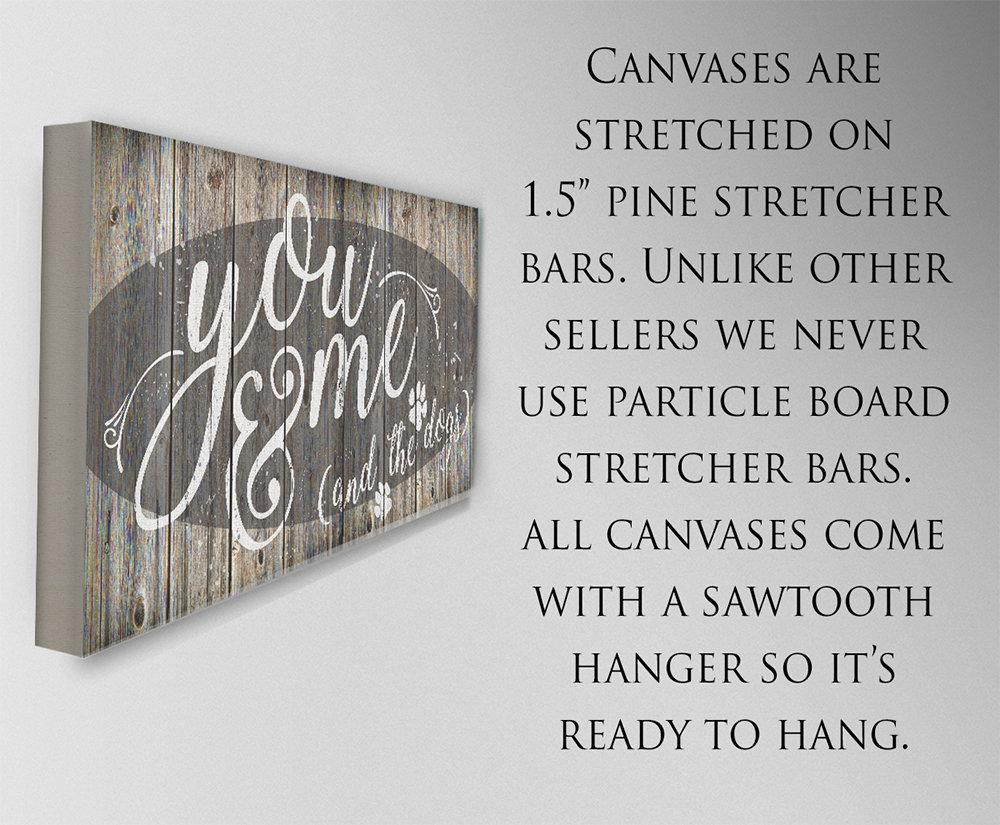 You Me And The Dogs - Canvas