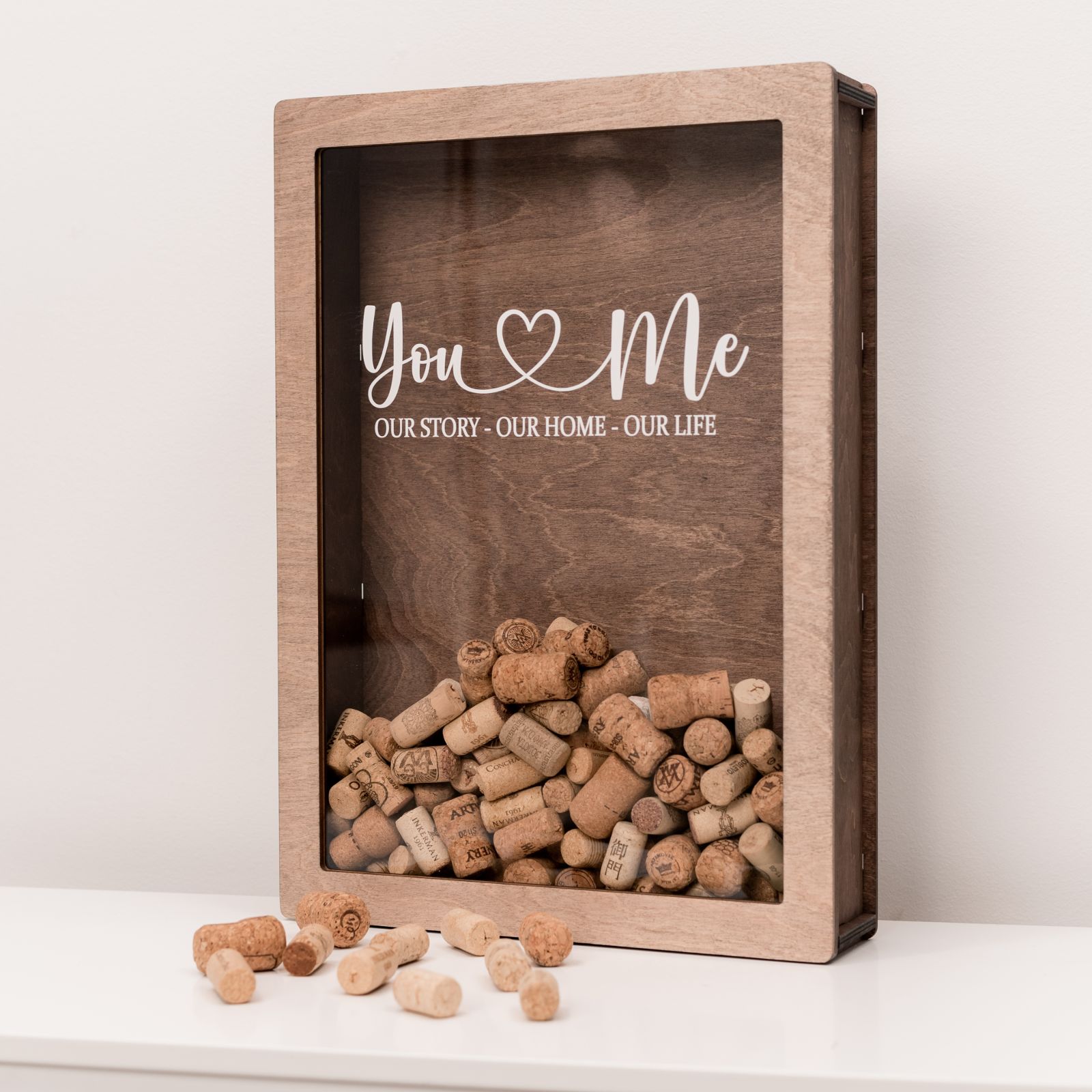 Minimalist Travel Ticket Box for Souvenirs and Memories