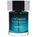 Bottle of L'Homme Le Parfum by Yves Saint Laurent for men on a neutral background