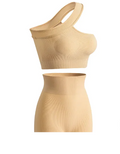Women's Sports Fitness Shockproof Off-shoulder Suit