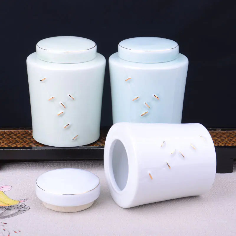 Ceramic Tea Canister for Home Furniture