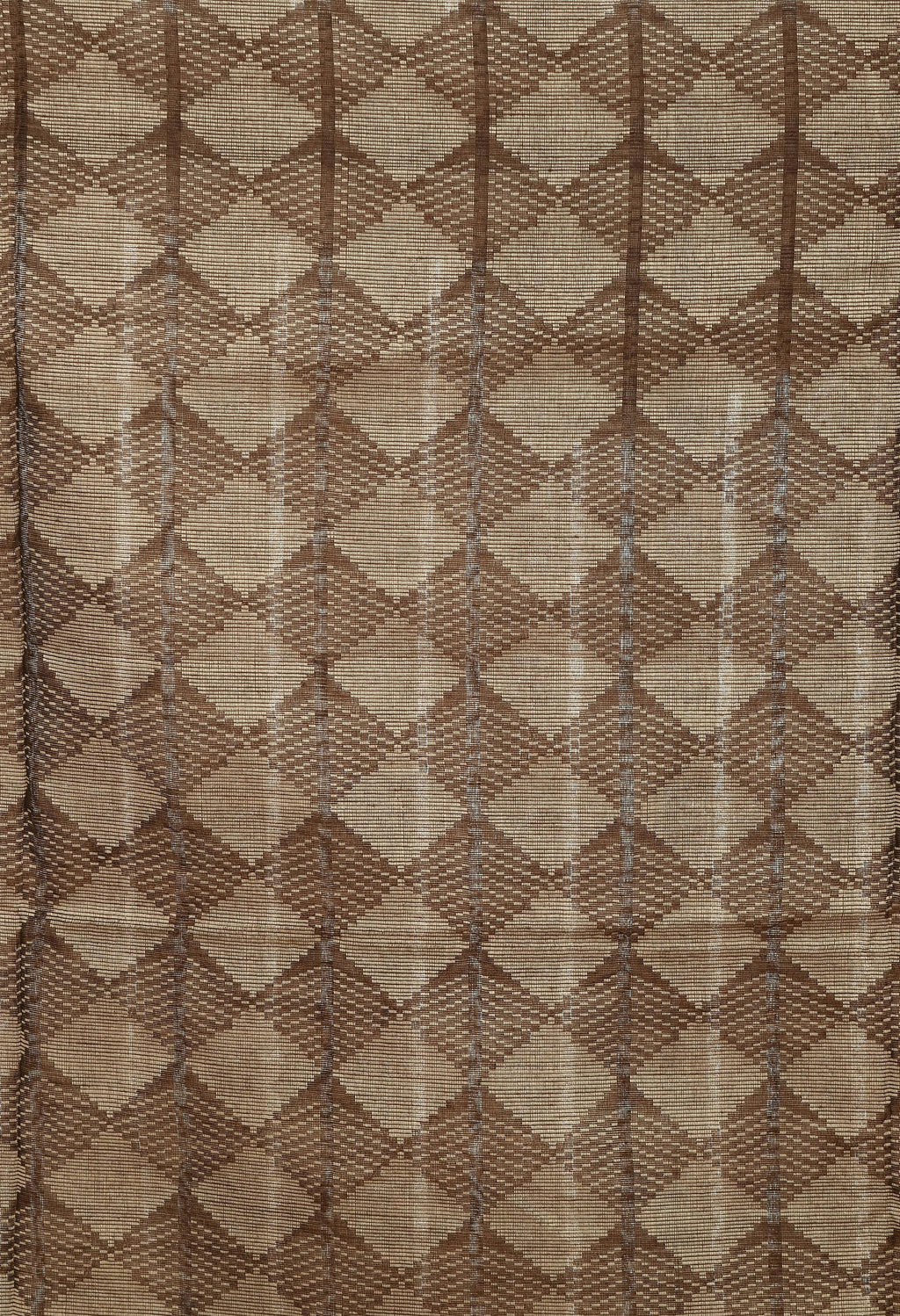 Handloom Cotton Dupatta in Coffee Color - Soft Breathable Wrap