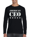 Five Star American CEO Men's Long Sleeve Shirt