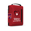 Portable First Aid Kit for Kids with CPR Shield - Ideal for Home Car School Camping and as a Travel First aid kit. Latex-Free Bandages – Children First Aid Guide by The Life Safety Pro