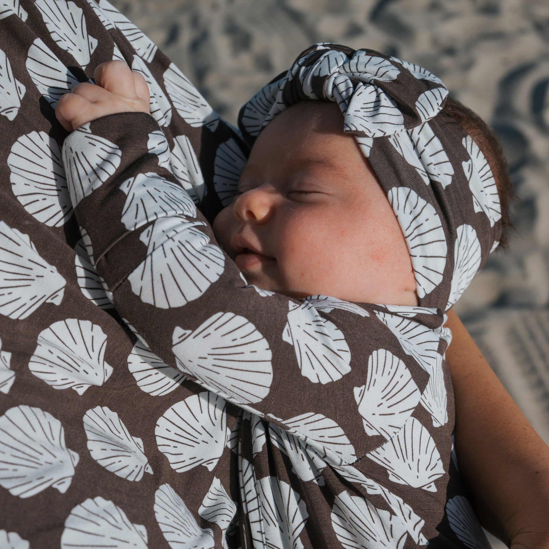 Bamboo Zip Pajamas | Seashells