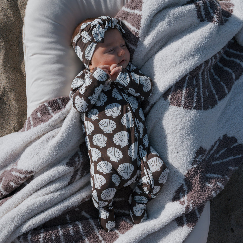Plush Blanket | Seashells
