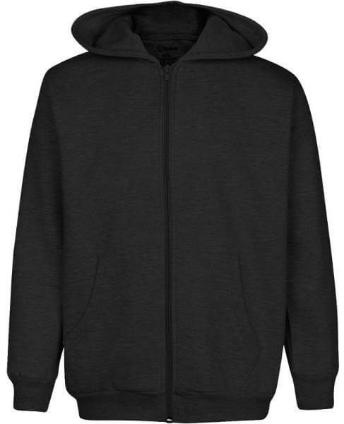 Youth Full Zip Hooded Sweatshirt - Versatile Unisex Zip-Up Hoodie