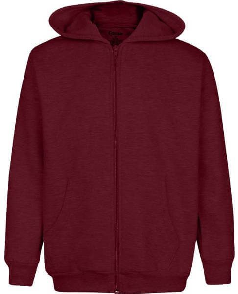 Youth Full Zip Hooded Sweatshirt - Versatile Unisex Zip-Up Hoodie