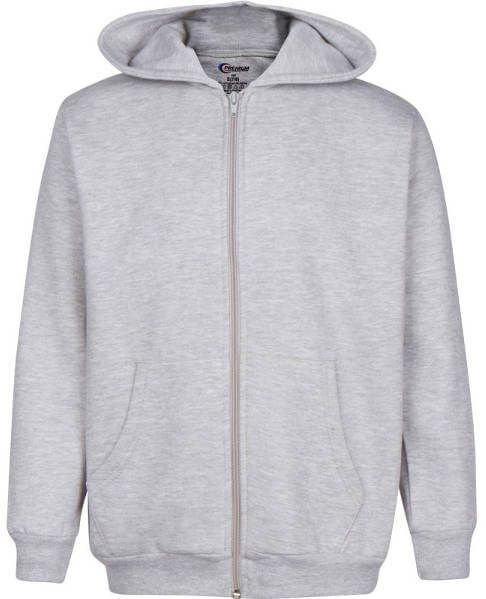 Youth Full Zip Hooded Sweatshirt - Versatile Unisex Zip-Up Hoodie