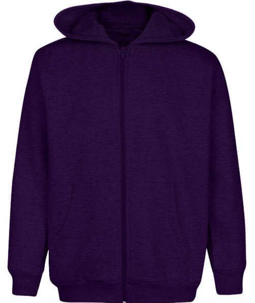 Youth Full Zip Hooded Sweatshirt - Versatile Unisex Zip-Up Hoodie