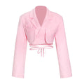 2024 Spring Women's Two-Piece Suit with Skirt Set