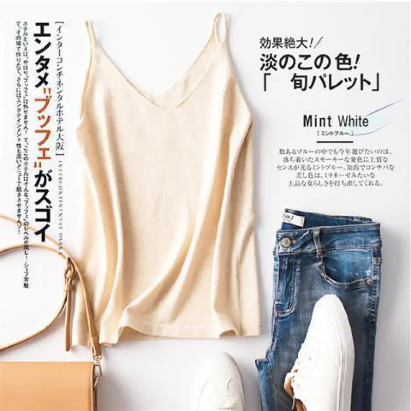Plus Size Loose Knit Sleeveless Top for Summer